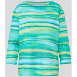 Rabe Sweatshirt Aquarell Optik Grün 50