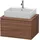 Duravit L-Cube 72x54,7cm, Nussb dkl., f Kons, 2 Schub.