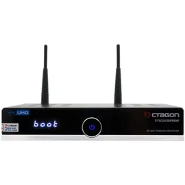 Octagon SF8008 4K TWIN SUPREME V3 UHD E2 2xDVB-S2X Linux PVR Twin Sat Receiver mit 2.4/5G Dual-Band WiFi + 4TB M2 SSD