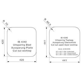 Reginox IB Küchenspüle, R32015 OKG