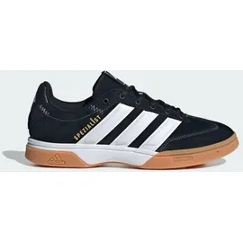 adidas Herren Handballschuhe Spezialist Indoor, Schuh - Core Black / Cloud White / Grey Three - 37 1/3 in Schwarz CBLACK/FTWWHT/GRETHR