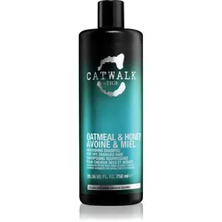 TIGI Catwalk Oatmeal & Honey Shampoo mit ernährender Wirkung für trockenes und empfindliches Haar 750 ml
