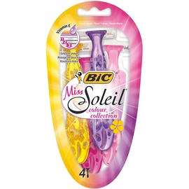 BIC Miss Soleil Colour Collection, EINWEGRASIERER FÜR FRAUEN 4 Stück)
