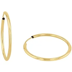 FAVS FAVS Damen-Creolen 375er Gelbgold 39 32014950 Ohrringe   