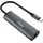 Equip USB-C-auf-RJ45-Gigabit-Netzwerk + PD-Adapter - Schwarz/Grau