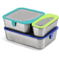 Klean Kanteen Edelstahl Essensbehälter Lunchbox 3er Set Multi Color, One Size