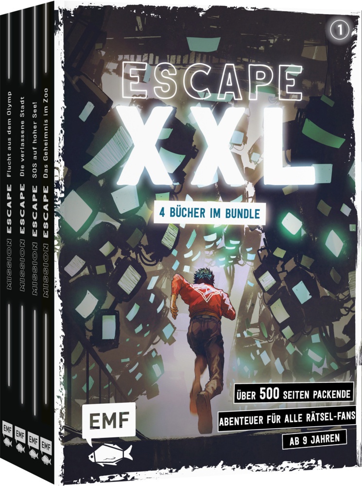 Escape Xxl - Über 500 Seiten Packende Abenteuer Für Alle Rätsel-Fans Ab 9 Jahren (Band 1) - Lylian  Miceal Beausang-O'Griafa  Fabien Fernandez  Karton
