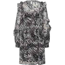 Kaffe Kleid Blusenkleid Schwarz 42