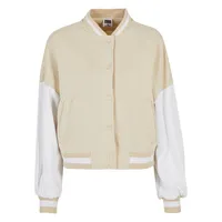 URBAN CLASSICS Oversized 2 Tone College Terry Jacke Soft