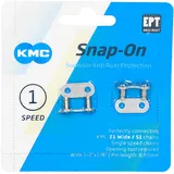 KMC Unisex's S1 Snap on Link Wide Silber