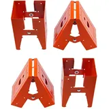 Sägebock-Halterungen, Sägebock-Clips, Holzbearbeitungstisch, mobile Halterung, Befestigungsclip, einfach zu bedienen, Sägebocker-Halterungen, Tischlerei, Holzmöbel, Verstärkungsklemme,
