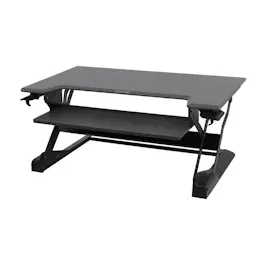Ergotron WorkFit-TL Steh-Sitz Arbeitsplatz (schwarz)