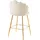 SalesFever Barhocker 2er-Set 52 x 100 x 54 cm Beige/Gold