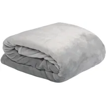 Stof Doudou Plaid 130 x 160 cm Grau