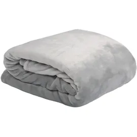 Stof Doudou Plaid 130 x 160 cm Grau