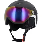 CMP Kinder WJ-2 Visier Helm (Größe 52-54CM, schwarz)