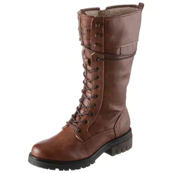 Winterstiefel, Stiefel, Langschaft-Stiefel mit variablen XS-Schaft, Gr. 36, cognac, , 61623246-36