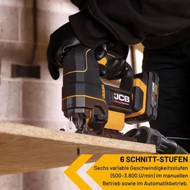 JCB 18V Akku-Stichsäge Professional inkl. 1 x 2,0 Ah + Ladegerät