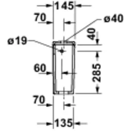 Duravit D-Code Aufputzspülkasten 6/3L