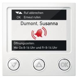 Portier Displaymodul (weiß)