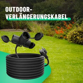 greate Verlängerungskabel outdoor 20m - 1er Pack