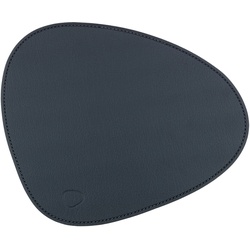 LindDNA - Mouse Mat Curve, Bull schwarz / Naht anthrazit