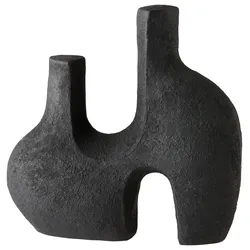 Skulptur Binge in Schwarz