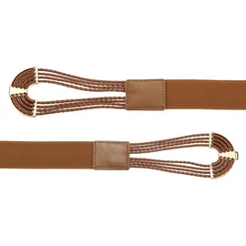 LASCANA Taillengürtel Lederimitat braun 105