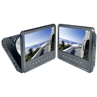 Reflexion DVD 7052 Kopfstützen DVD-Player mit 2 Monitoren Bilddiagonale=17.8cm (7 Zoll)