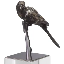 Casa Padrino Luxus Deko Objekte 2er Set Bronzefarben - Büro Deko - Schreibtisch Deko - Wohnzimmer Deko - Luxus Kollektion