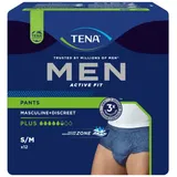 TENA Men Active Fit Pants Plus Inkontinenzpants, blau Größe L/XL