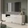 inn.furn Morena TV-Lowboard 185 cm Beige/Schwarz