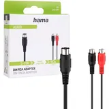 Hama Audio-Adapter 2x Cinch-Kupplungen - 5-pol.-DIN-Stecker 0,10m (00205189)