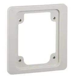 Schneider Electric 13136 Gehäusezubehör, 90x100mm-Platte, für 65x85mm-Auslass