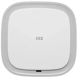 Proregal Moderner Quadratischer Abfalleimer 30 l Weiß