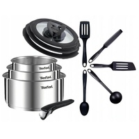 TEFAL INGENIO EMOTION TOPFSET 12-TEILIG TÖPFE GLASDECKELN ABNEHMBARE GRIFF SET