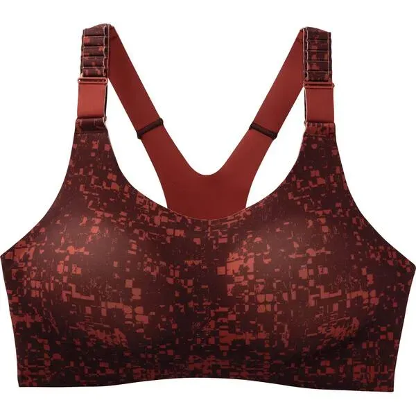 Dare Racerback Run Bra 2.0, RR Glitch Print/Copper, 34B