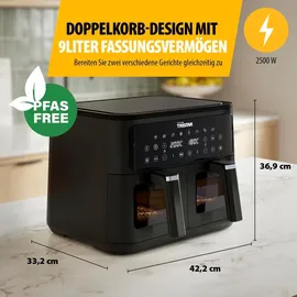 Tristar Heißluftfritteuse FR-9429 schwarz