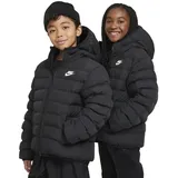 Nike FD2845-010 K NSW LOW SYNFL JKT Jacket Unisex BLACK/BLACK/WHITE Größe M