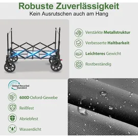 Sekey Bollerwagen faltbar grau