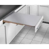 HAILO Ausziehtisch 561 x 490 x 120 cm Grau/Weiß