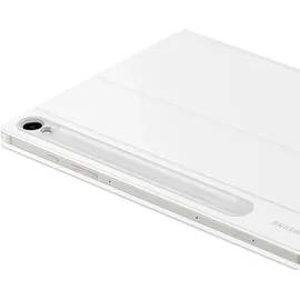 Samsung Book Cover Tastatur für Galaxy Tab S9/S9 FE/S10 FE/S10 Lite Weiß