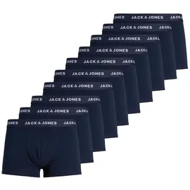 JACK & JONES Boxershorts JACSOLID blau XL 10er Pack
