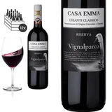 12er Karton 2020 Chianti Classico Vignalparco Riserva DOCG von Casa Emma