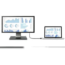 Renkforce DisplayPort / HDMI Adapterkabel DisplayPort Stecker, HDMI-A Stecker 2.00 m Schwarz RF-4600632 DisplayPort-Kabel