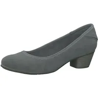 s.Oliver Damen Pumps Kleiner Absatz Elegant, Grau (Graphite), 39 EU