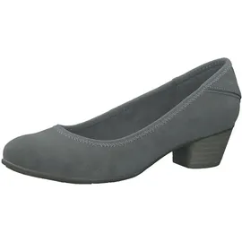 s.Oliver Damen Pumps Kleiner Absatz Elegant, Grau (Graphite), 39 EU