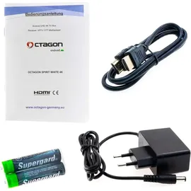 Octagon Spirit White 4K UHD Android TV Box