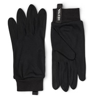 Hestra Silk Liner Touch Point – 5-Finger-Handschuhe, Schwarz, 9