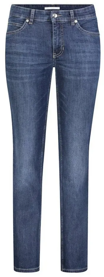 MAC 5-Pocket-Jeans Damen Jeans MELANIE Feminine Fit (1-tlg) blau